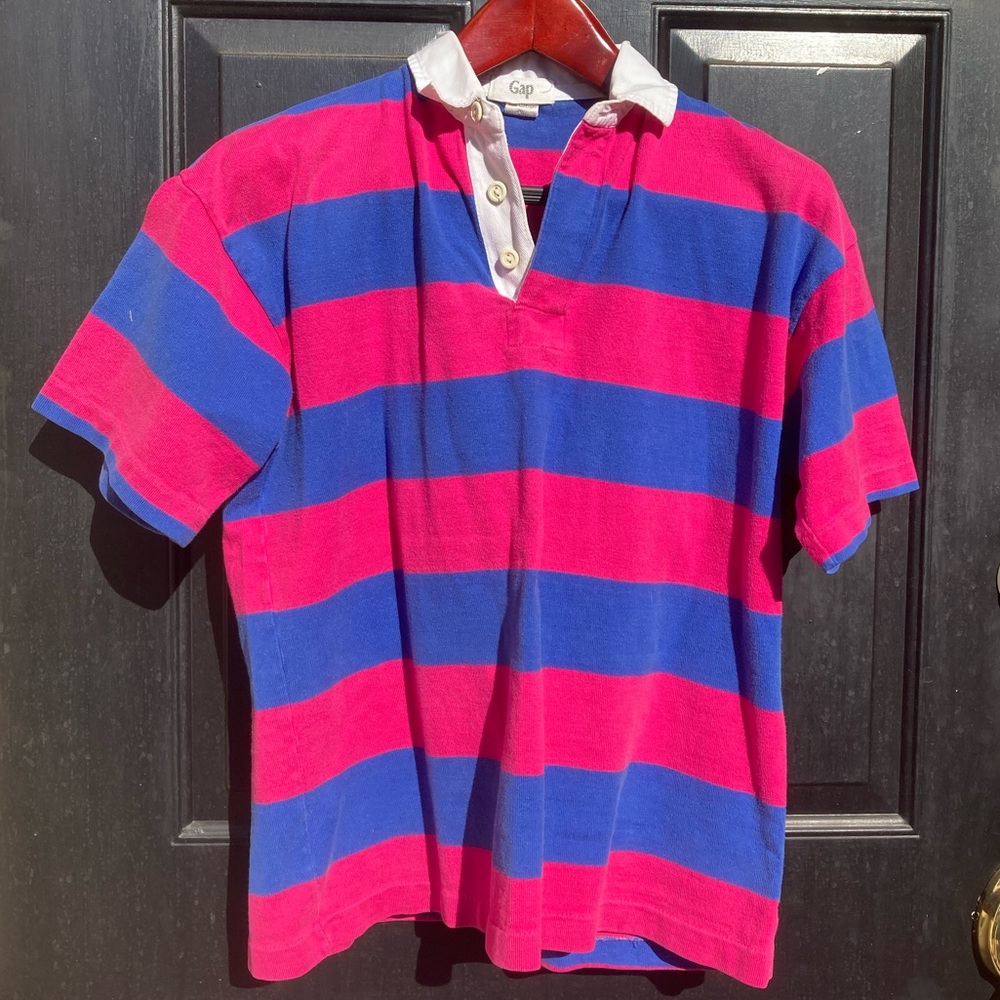 Vintage GAP Rugby Polo Jersey Size S